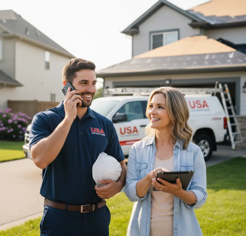 USA Roof Repair Experts customer support in Crystal City